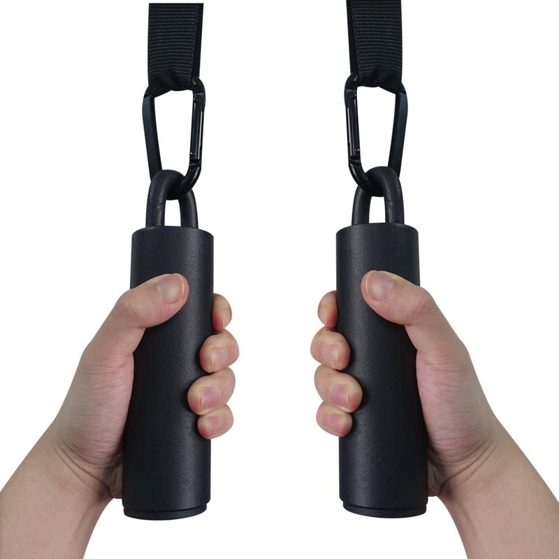 Lights Mountain Pull Up Grips Set with Hanging Straps and Strong Carabiner, Finger Strengthener，Forearm, Biceps, Ninja Warrior, Back Muscles Training - Image 1
